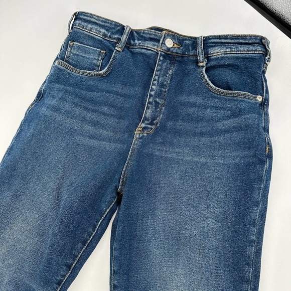 PILCRO The Cigarette High-Rise Slim Straight Jeans Cotton Blend Blue Size 31 - Picture 7 of 16